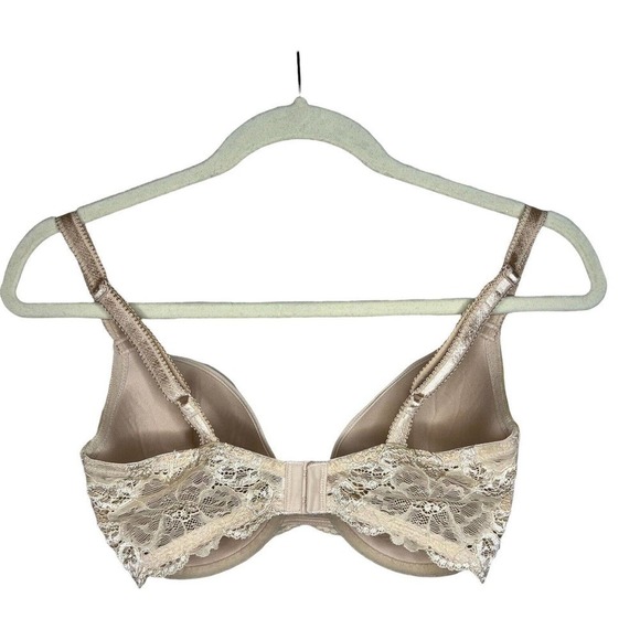 Wacoal 85340 Womens‎ French Garden Contour Underwire Bra Nude Size 32DD Beige - Picture 2 of 4